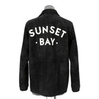 新品 SUNSET BAY サンセットベイ / ANAHEIM W/PATCH レザージャケット / size 3 (L) BLACK