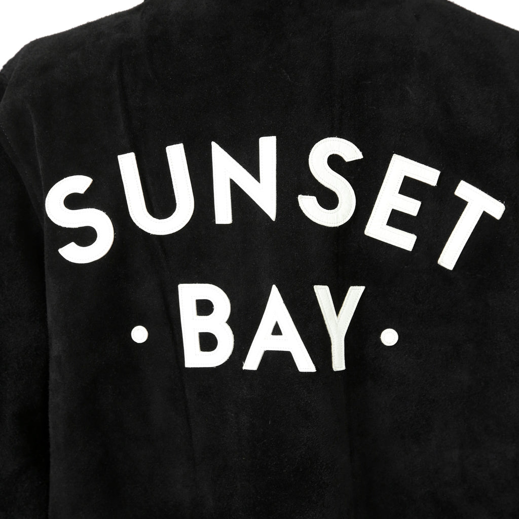 新品 SUNSET BAY サンセットベイ / ANAHEIM W/PATCH レザージャケット / size 3 (L) BLACK