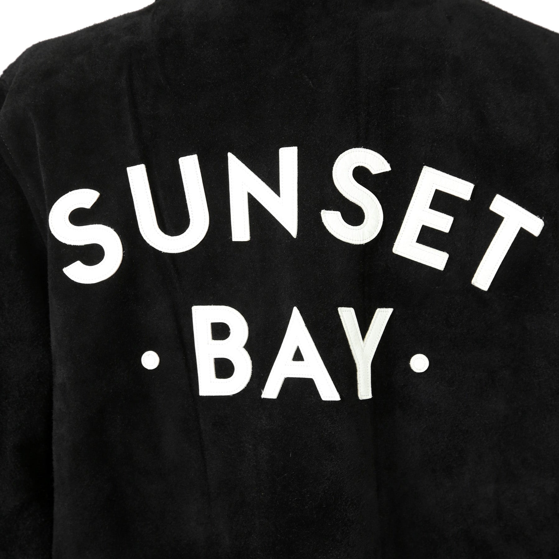 新品 SUNSET BAY サンセットベイ / ANAHEIM W/PATCH レザージャケット / size 3 (L) BLACK