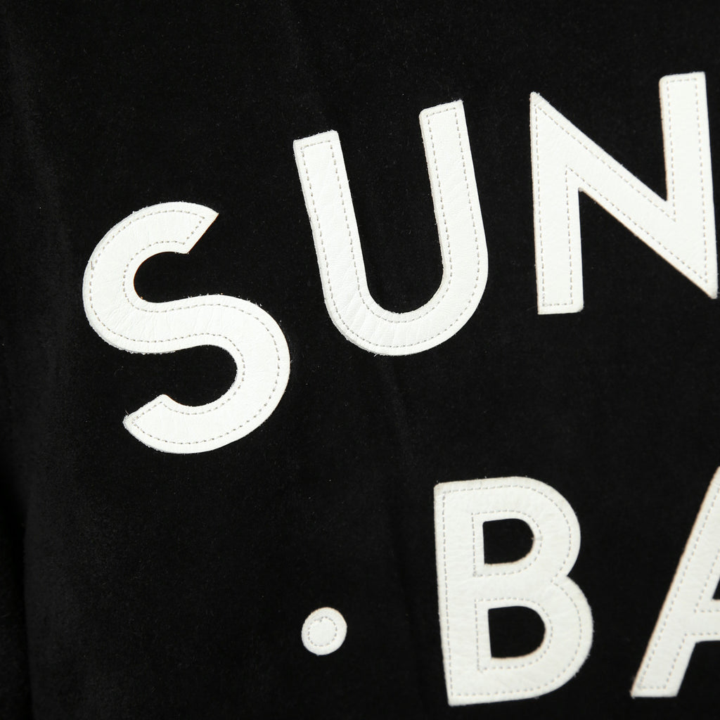 新品 SUNSET BAY サンセットベイ / ANAHEIM W/PATCH レザージャケット / size 3 (L) BLACK