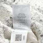 VALENTINO ヴァレンティノ / 22AW 美品 ツイード ワンスタッズ ノーカラージャケット / XB3CE27H6U1 / size 36 (WHITE) レディース