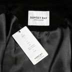 新品 SUNSET BAY サンセットベイ / ANAHEIM W/PATCH レザージャケット / size 3 (L) BLACK