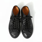 新品 GEOFFREY B.SMALL ジェフリービースモール / 24SS Liberte KOBE別注 3/3 LUZ06 Patchwork Leather Sneaker / size 42(27cm) BLACK シューズ