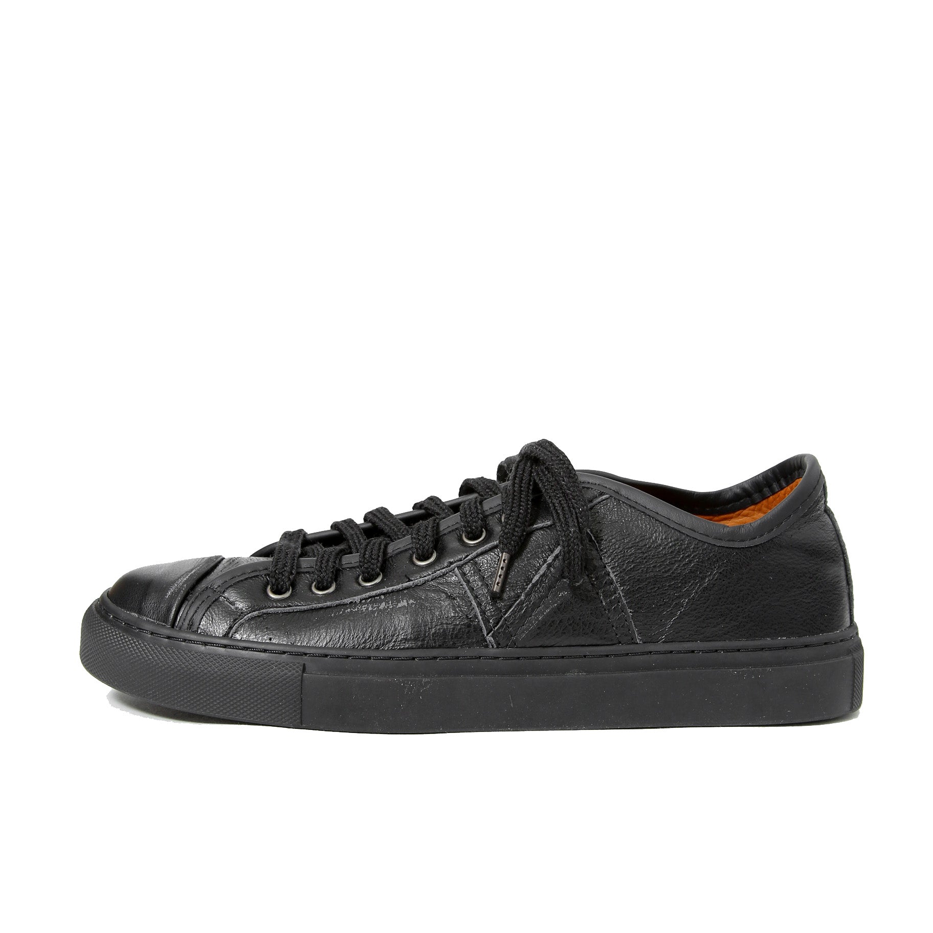新品 GEOFFREY B.SMALL ジェフリービースモール / 24SS Liberte KOBE別注 3/3 LUZ06 Patchwork Leather Sneaker / size 42(27cm) BLACK シューズ