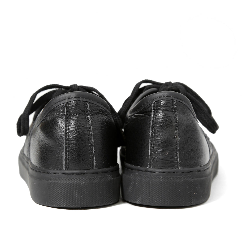 新品 GEOFFREY B.SMALL ジェフリービースモール / 24SS Liberte KOBE別注 3/3 LUZ06 Patchwork Leather Sneaker / size 42(27cm) BLACK シューズ