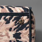 Dior クリスチャンディオール / 2021年リゾートコレクション 美品 Tie & Dior / Lady D-Lite レディ D-ライト ミディアム バッグ / キャンバス タイダイ柄 刺繍 / (PINK x NAVY) 3WAY トート ショルダー