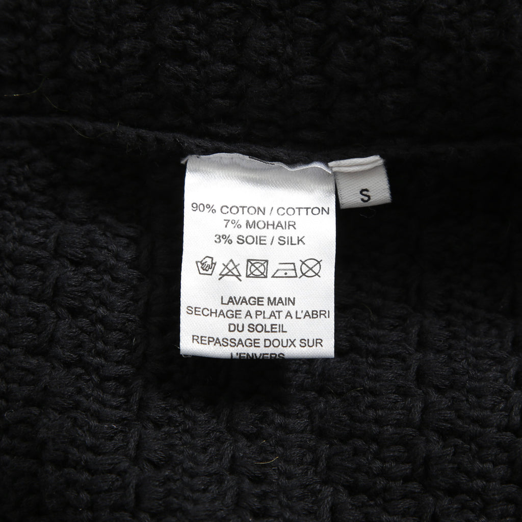 NAMACHEKO ナマチェコ / 美品 23SS BARAN POLO フリンジニット ベスト / size S (BLACK)