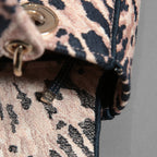 Dior クリスチャンディオール / 2021年リゾートコレクション 美品 Tie & Dior / Lady D-Lite レディ D-ライト ミディアム バッグ / キャンバス タイダイ柄 刺繍 / (PINK x NAVY) 3WAY トート ショルダー