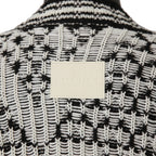 MM6 Maison Margiela エムエムシックス メゾンマルジェラ /  2023SS オーバーサイズ プルオーバー ニット/ size S BLACK x WHITE