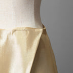 FENDI フェンディ / 22AW 美品 W.SKIRT ゴールド ラップ スカート / FQ7250 AJDR / size 40 (GOLD) レディース