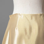 FENDI フェンディ / 22AW 美品 W.SKIRT ゴールド ラップ スカート / FQ7250 AJDR / size 40 (GOLD) レディース