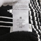 MM6 Maison Margiela エムエムシックス メゾンマルジェラ /  2023SS オーバーサイズ プルオーバー ニット/ size S BLACK x WHITE