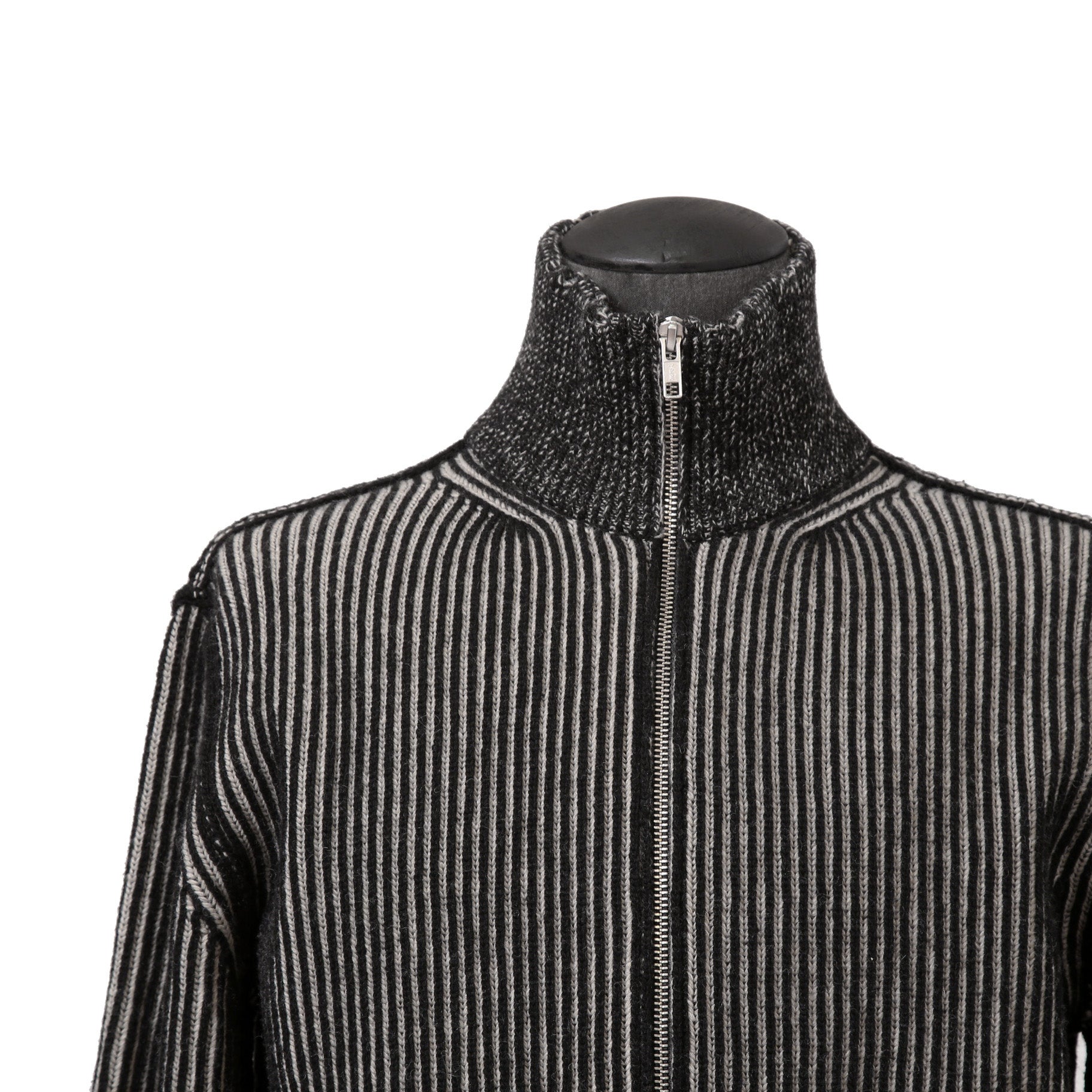 MM6 Maison Margiela エムエムシックス メゾンマルジェラ / 2024AW デストロイ ドライバーズ ニット / size S (BLACK)