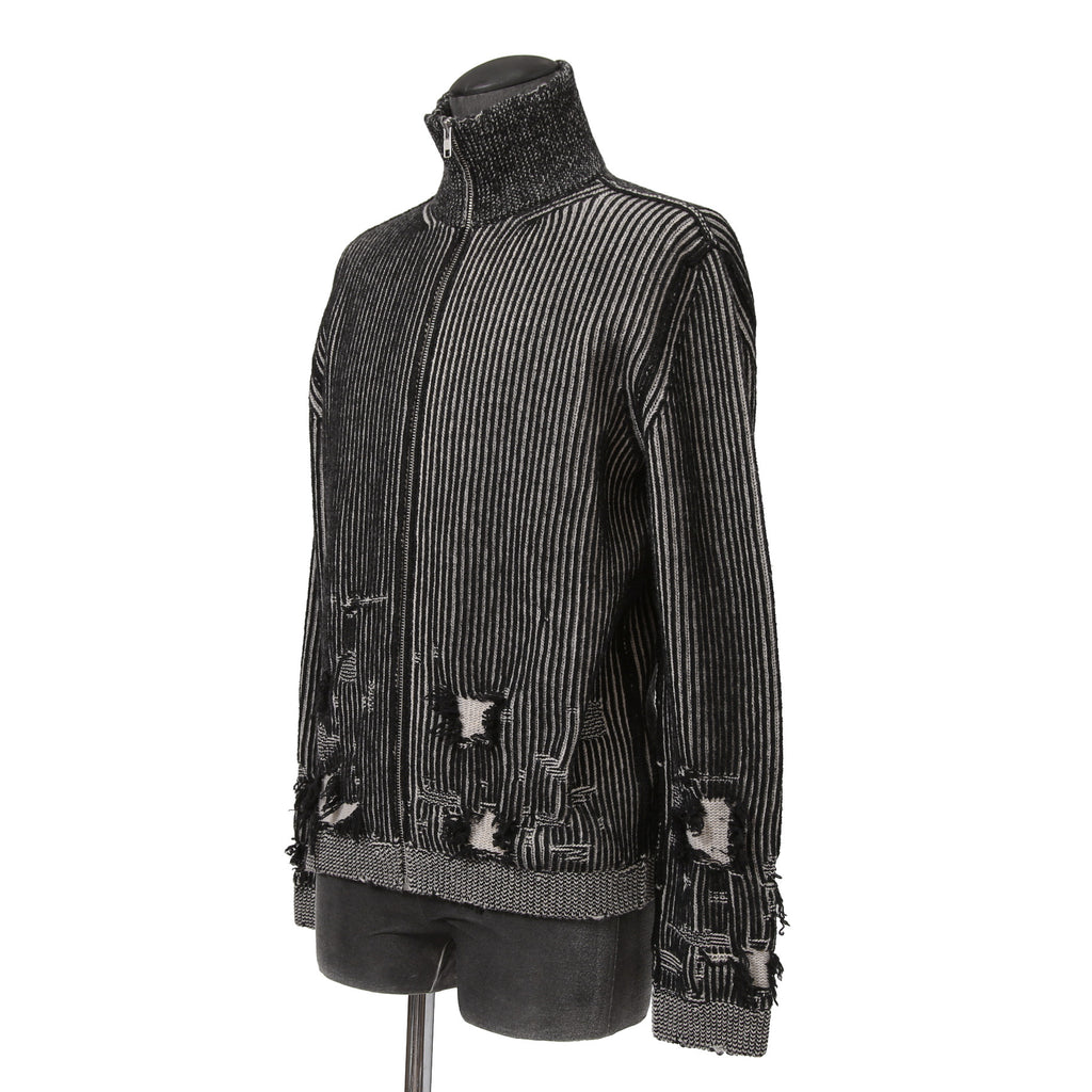 MM6 Maison Margiela エムエムシックス メゾンマルジェラ / 2024AW デストロイ ドライバーズ ニット / size S (BLACK)