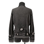 MM6 Maison Margiela エムエムシックス メゾンマルジェラ / 2024AW デストロイ ドライバーズ ニット / size S (BLACK)