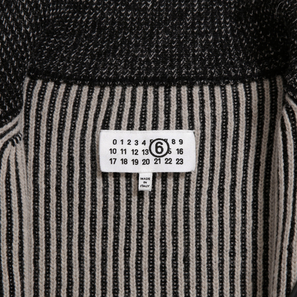 MM6 Maison Margiela エムエムシックス メゾンマルジェラ / 2024AW デストロイ ドライバーズ ニット / size S (BLACK)