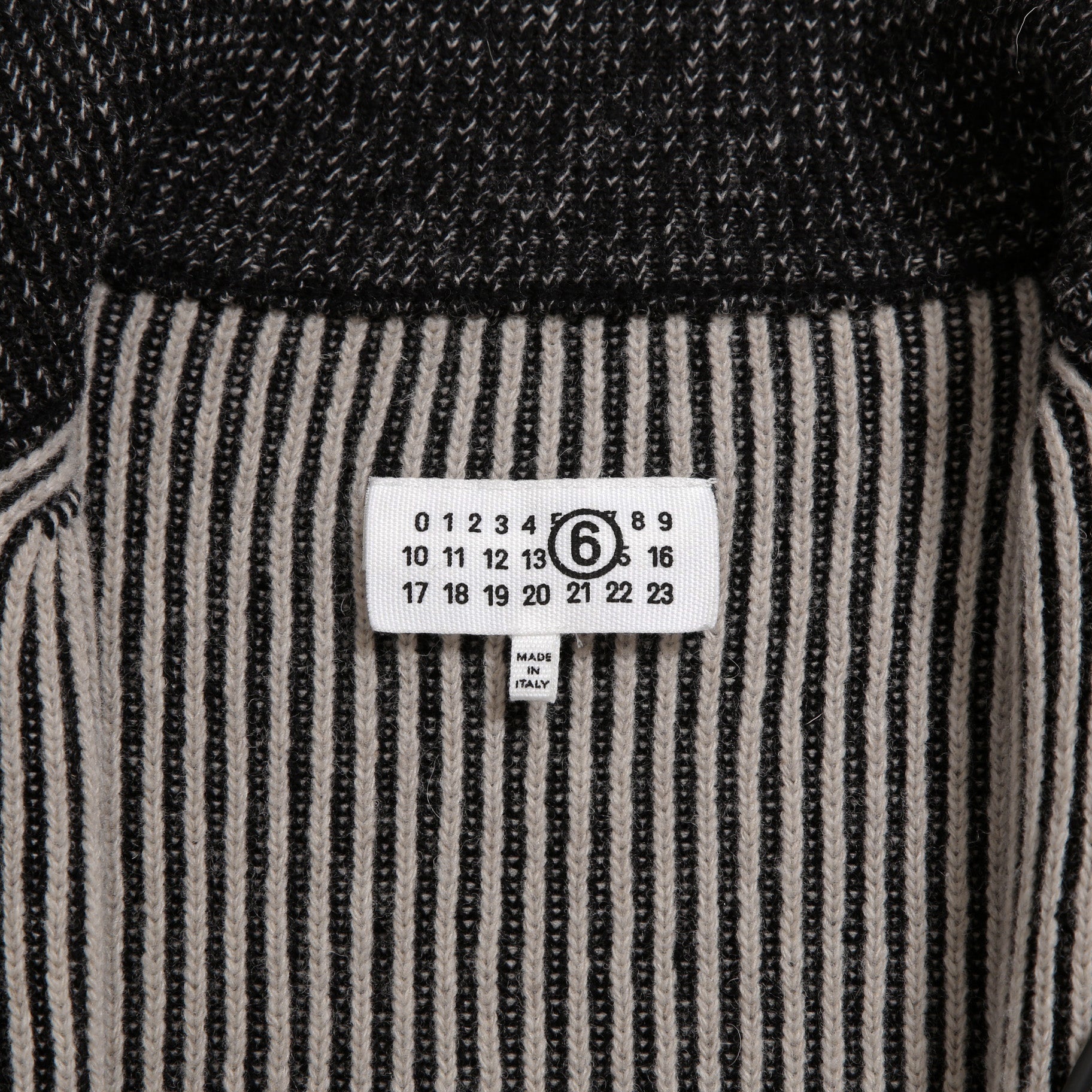 MM6 Maison Margiela エムエムシックス メゾンマルジェラ / 2024AW デストロイ ドライバーズ ニット / size S (BLACK)