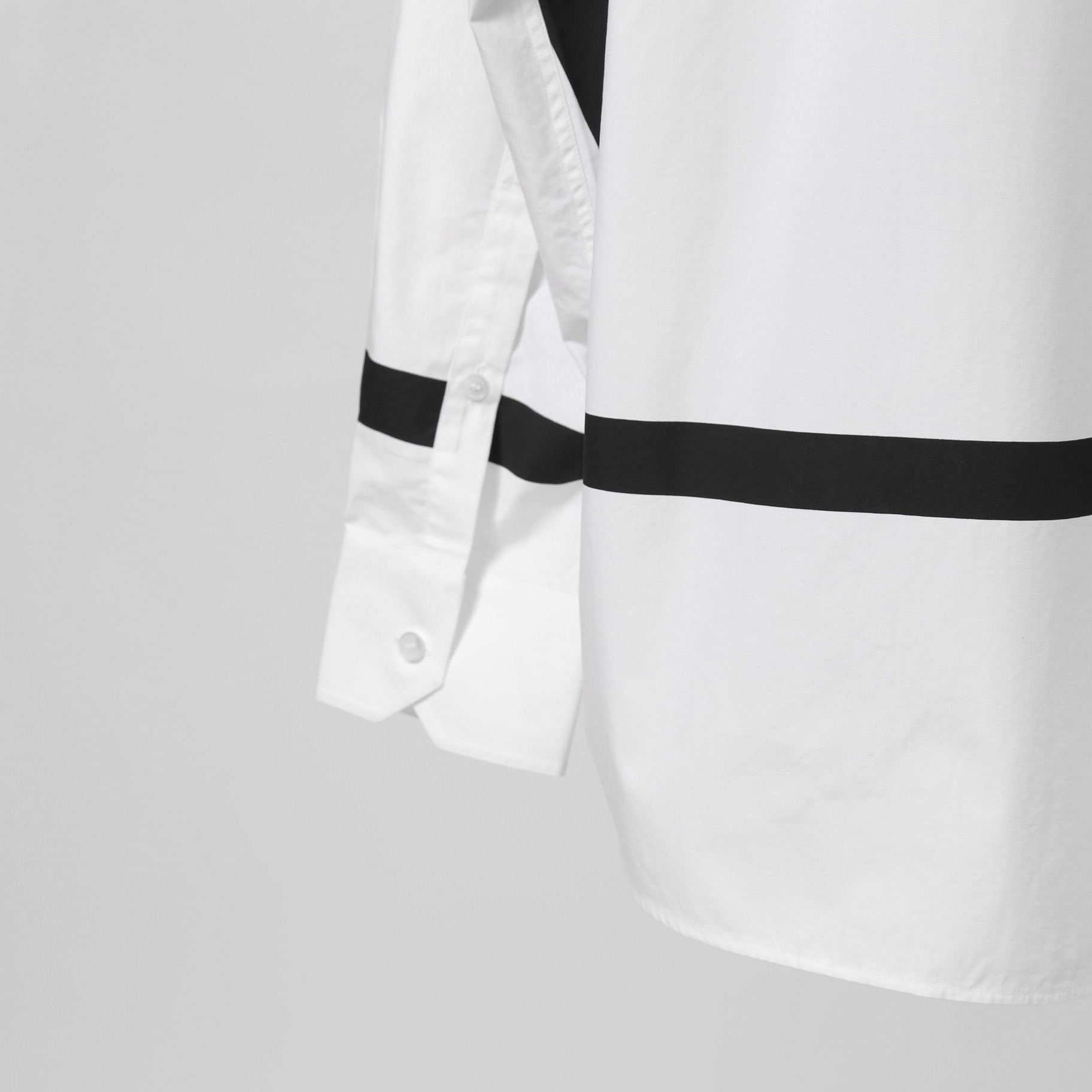 VALENTINO ヴァレンティノ / 21A Vロゴ ビッグプリント ルーズフィット 長袖シャツ / size 39 (WHITE）