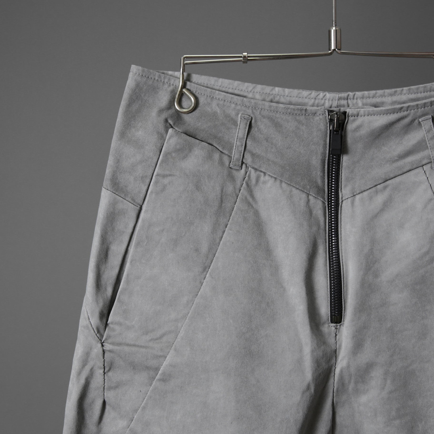 incarnation インカネーション / 17SS 美品 W.POCKET SARROUEL SHORT PANTS サルエルショートパンツ / size S (SMOKE GRAY)