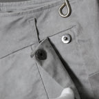 incarnation インカネーション / 17SS 美品 W.POCKET SARROUEL SHORT PANTS サルエルショートパンツ / size S (SMOKE GRAY)