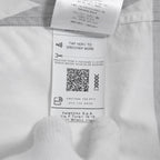 VALENTINO ヴァレンティノ / 21A Vロゴ ビッグプリント ルーズフィット 長袖シャツ / size 39 (WHITE）