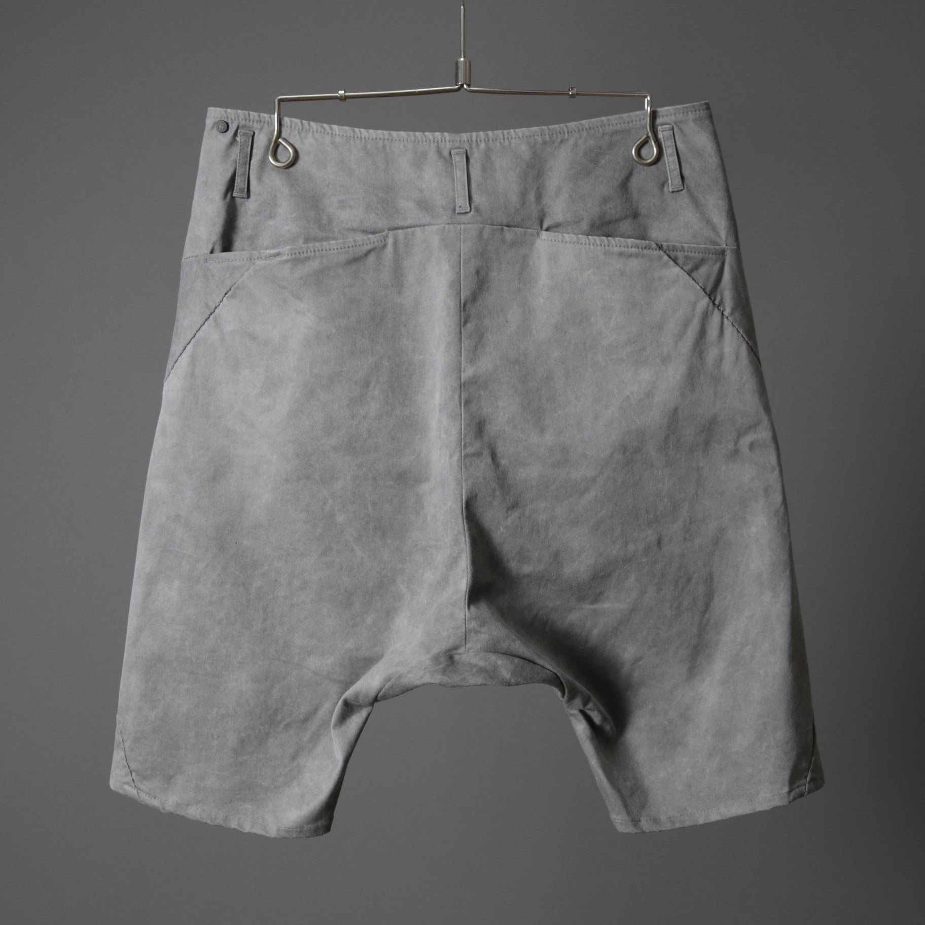 incarnation インカネーション / 17SS 美品 W.POCKET SARROUEL SHORT PANTS サルエルショートパンツ / size S (SMOKE GRAY)