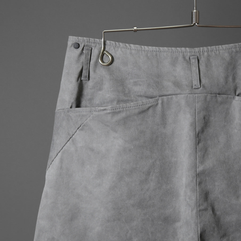 incarnation インカネーション / 17SS 美品 W.POCKET SARROUEL SHORT PANTS サルエルショートパンツ / size S (SMOKE GRAY)