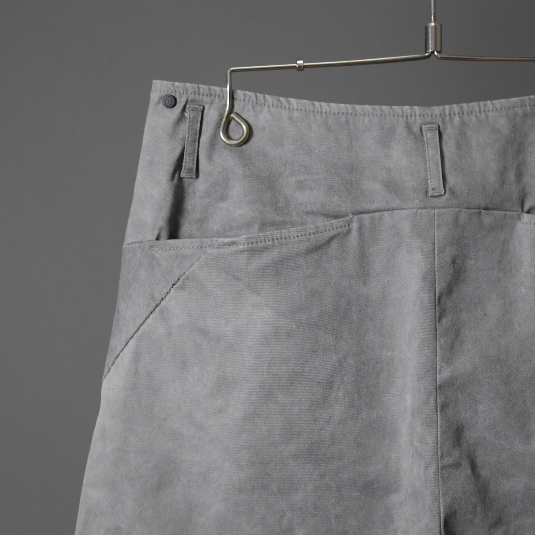 incarnation インカネーション / 17SS 美品 W.POCKET SARROUEL SHORT PANTS サルエルショートパンツ / size S (SMOKE GRAY)