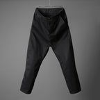 incarnation インカネーション / Long Darts Center Seam Cropped Pants / クロップド パンツ / size S (BLACK)