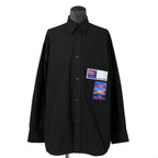 VALENTINO ヴァレンティノ / WATER NIGHTS 長袖シャツ / size 38 (BLACK)