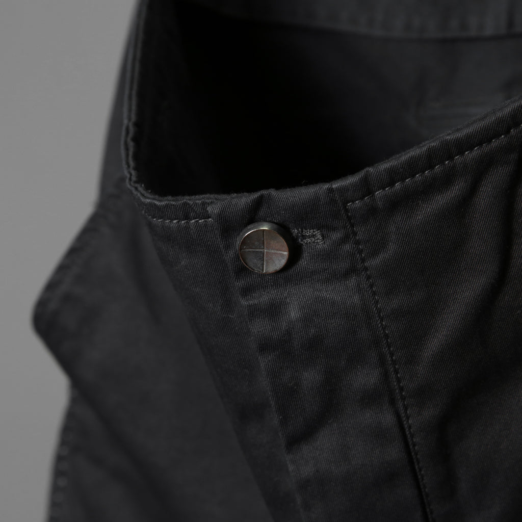 incarnation インカネーション / Long Darts Center Seam Cropped Pants / クロップド パンツ / size S (BLACK)