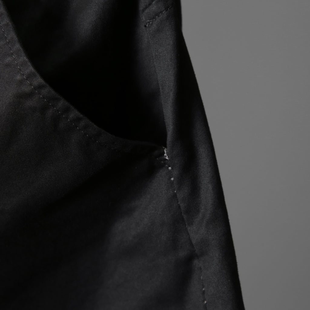 incarnation インカネーション / Long Darts Center Seam Cropped Pants / クロップド パンツ / size S (BLACK)