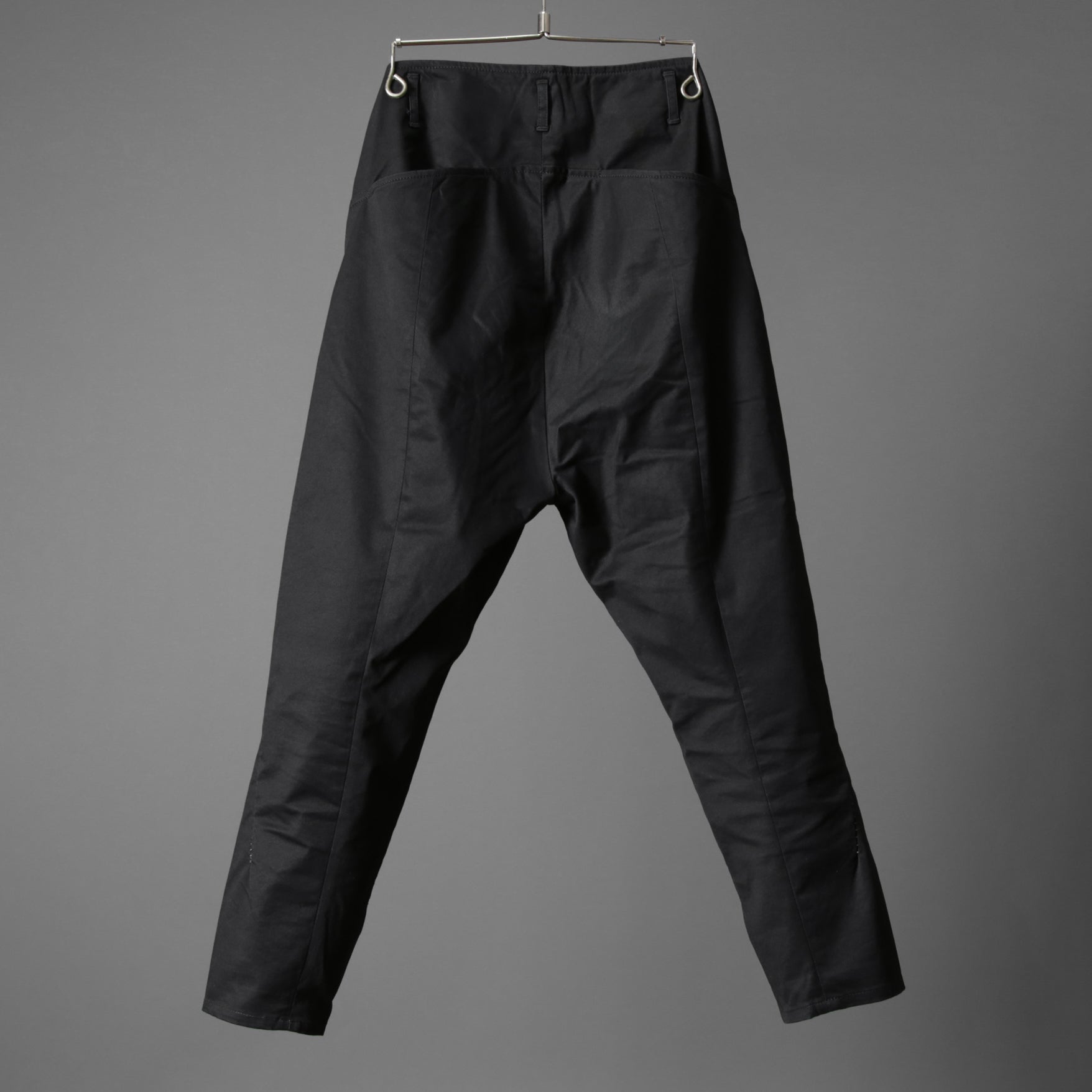 incarnation インカネーション / Long Darts Center Seam Cropped Pants / クロップド パンツ / size S (BLACK)