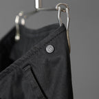 incarnation インカネーション / Long Darts Center Seam Cropped Pants / クロップド パンツ / size S (BLACK)