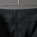 incarnation インカネーション / Long Darts Center Seam Cropped Pants / クロップド パンツ / size S (BLACK)