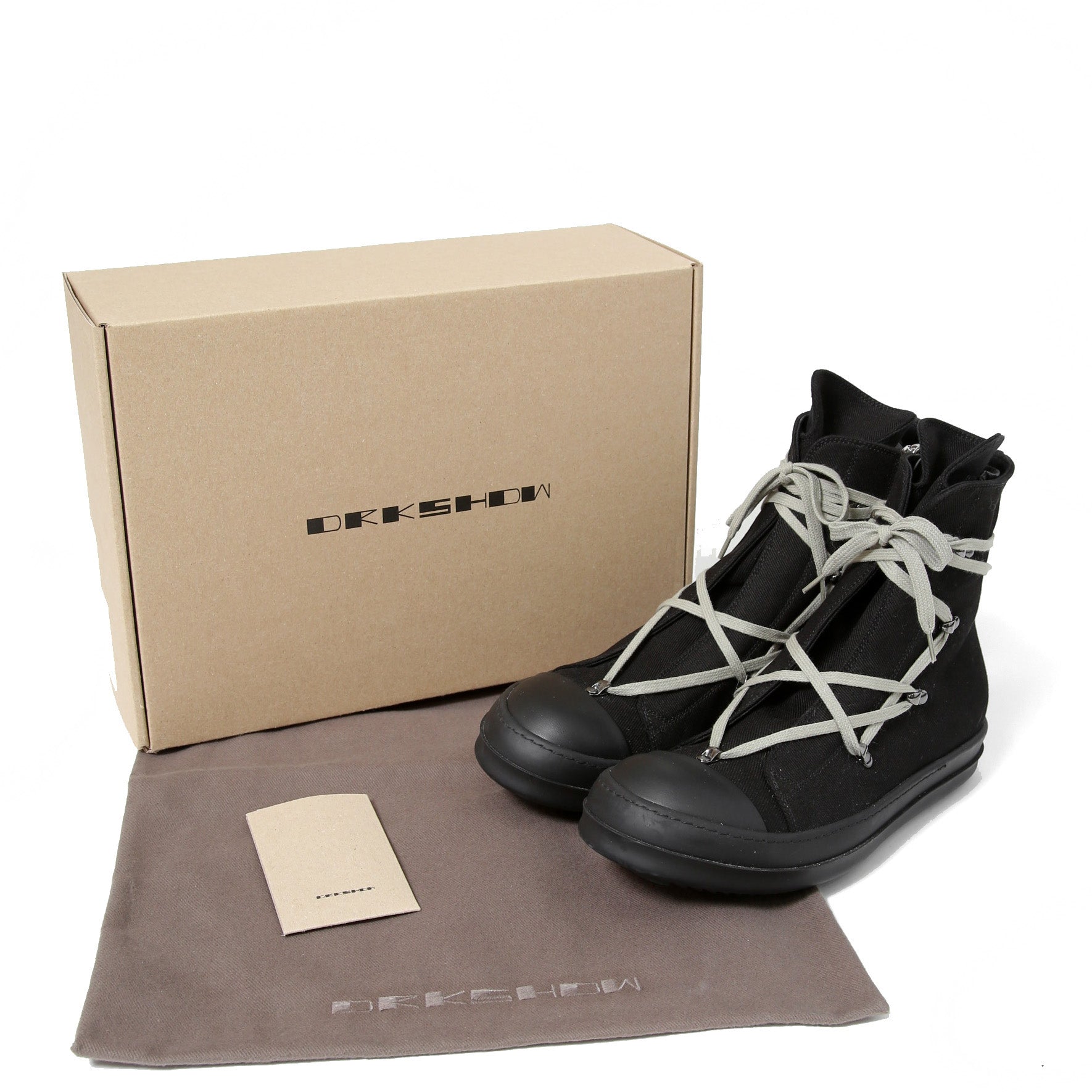 試着のみ新品 Rick Owens DRKSHDW リックオウエンス ダークシャドウ / Hexa Sneakers / size 43 (BLACK) シューズ