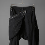 incarnation インカネーション / 美品 Garage eden別注/ Object dyed W POCKET with SNAT PACK PANTS / size S (BLACK)