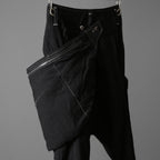 incarnation インカネーション / 美品 Garage eden別注/ Object dyed W POCKET with SNAT PACK PANTS / size S (BLACK)