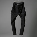 incarnation インカネーション / 美品 Garage eden別注/ Object dyed W POCKET with SNAT PACK PANTS / size S (BLACK)