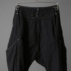 incarnation インカネーション / 美品 Garage eden別注/ Object dyed W POCKET with SNAT PACK PANTS / size S (BLACK)