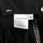 incarnation インカネーション / 美品 Garage eden別注/ Object dyed W POCKET with SNAT PACK PANTS / size S (BLACK)