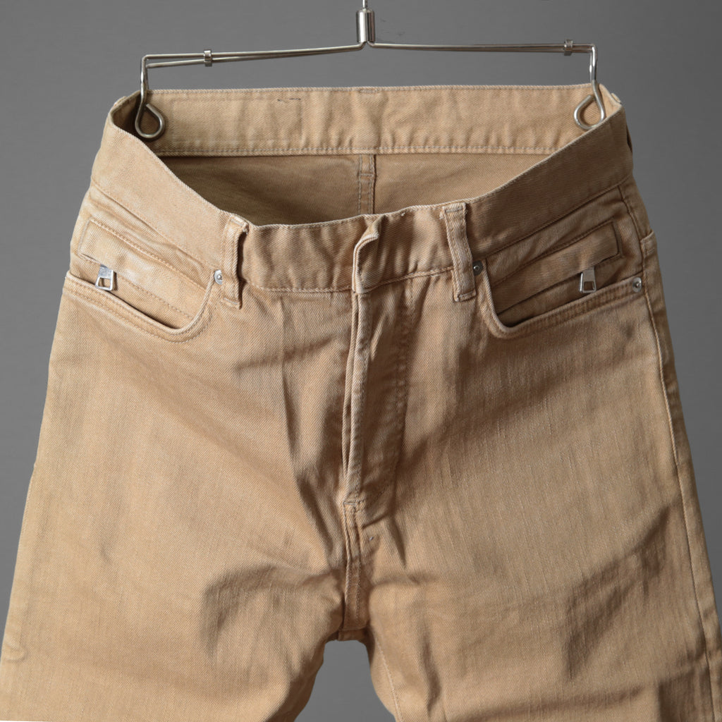 BALMAIN バルマン / 美品 スキニー デニムパンツ / ストレッチ パンツ / size28 (BEIGE)