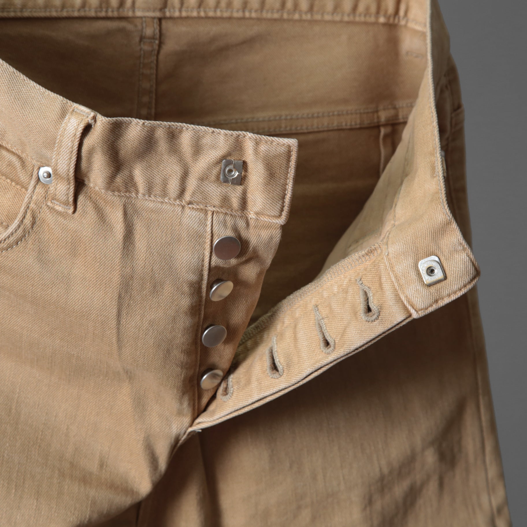 BALMAIN バルマン / 美品 スキニー デニムパンツ / ストレッチ パンツ / size28 (BEIGE)