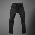 BALMAIN バルマン / ブラックバイカーデニム パンツ / S5HT551C710 / size 29 (BLACK）