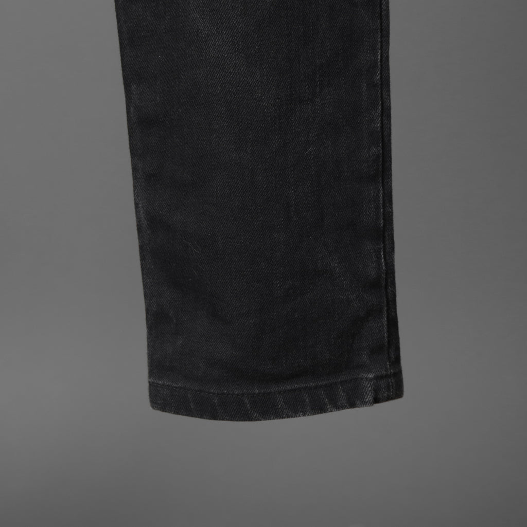 BALMAIN バルマン / ブラックバイカーデニム パンツ / S5HT551C710 / size 29 (BLACK）