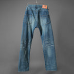 STRUM ストラム / 22AW 美品 12.5oz オーガニックコットン ストレッチデニム 1977 レギュラーストレート ユーズド加工 / size 30 (INDIGO)