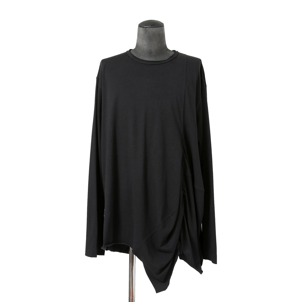 美品 ZIGGY CHEN ジギーチェン / 2024AW バックプリント 長袖Tシャツ / size 46 （BLACK）