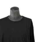 美品 ZIGGY CHEN ジギーチェン / 2024AW バックプリント 長袖Tシャツ / size 46 （BLACK）