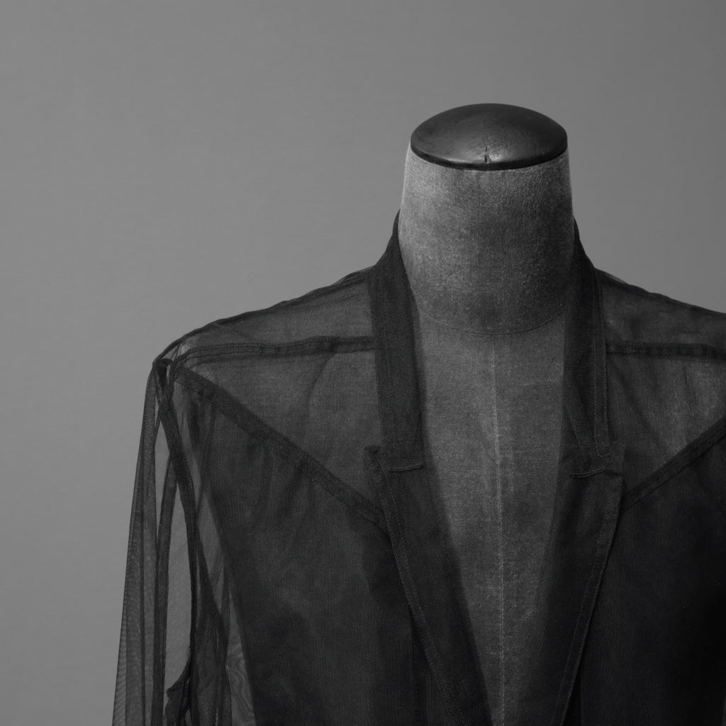 Rick Owens リックオウエンス / 23SS EDFU / LIDO Tulle Blazer / シアー素材 リド ジャケット / RR01C4723TU / size 50 ( BLACK)