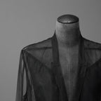 Rick Owens リックオウエンス / 23SS EDFU / LIDO Tulle Blazer / シアー素材 リド ジャケット / RR01C4723TU / size 50 ( BLACK)